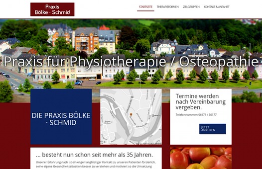 Screenshot: Praxis Bölke · Schmid